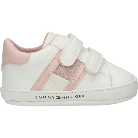 Tommy Hilfiger Pantoffels - Klittenband - White/Blue - Tommy Hilfiger - 18 - Pantoffels