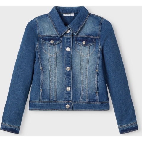 Name It Spijkerjas - NkfStar - Noos - Medium+ Blue Denim - Name It - 10 jaar (140) - Zomerjas