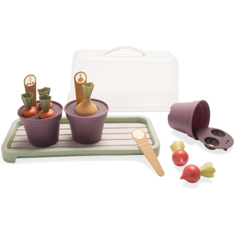 Dantoy Mini Kasset - Green Garden - 18 Onderdelen - Dantoy - OneSize - Speelgoed