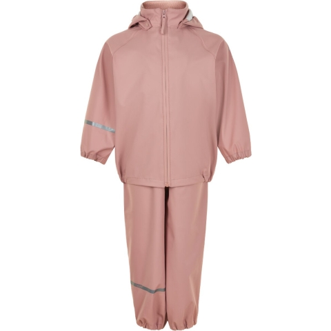 CeLaVi Regenkleding m. Bretellen - Gerecycled PU - Misty Rose - CeLaVi - 100 - Regenkleding
