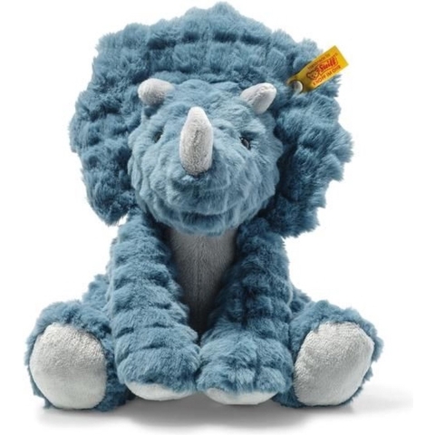 Steiff Knuffel - 28 cm. - Soft Knuffelig Friends Dixi Triceratop - Steiff - OneSize - Knuffel