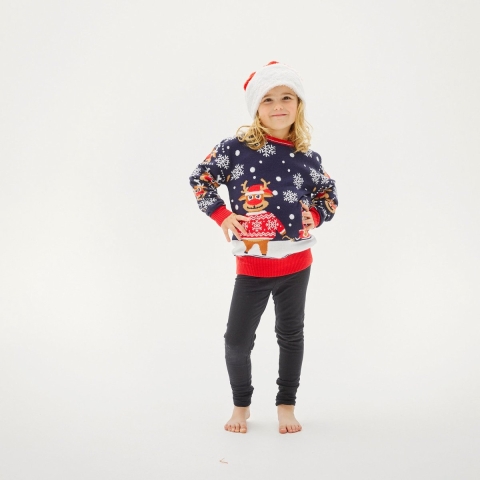 Jule-Sweaters Blouse - De meebrengende kerstcadeautrui - Hub - Jule-Sweater - 13-14 jaar (158-164) - Blouse