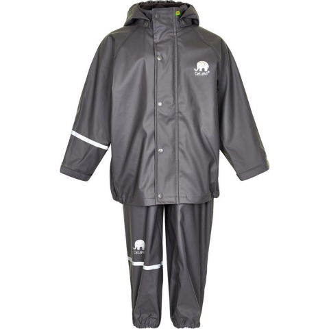 CeLaVi Regenkleding - PU - Grijs - CeLaVi - 120 - Regenkleding