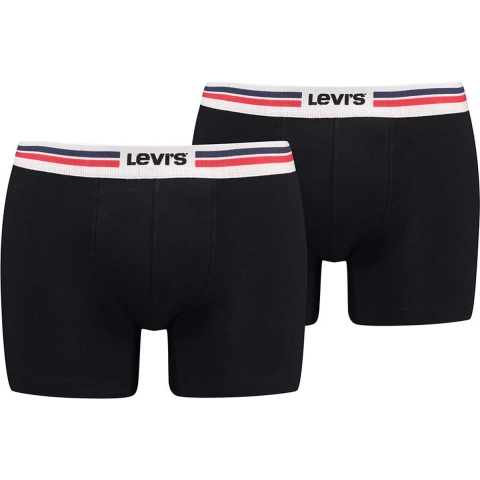 Levis Boxershorts - 2-pack - Black - Levis - S - Small - Boxershorts