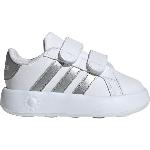 adidas Performance Schoenen - Grand Court 2.0 CF - Wit/Silver - adidas Performance - 23 - Schoenen