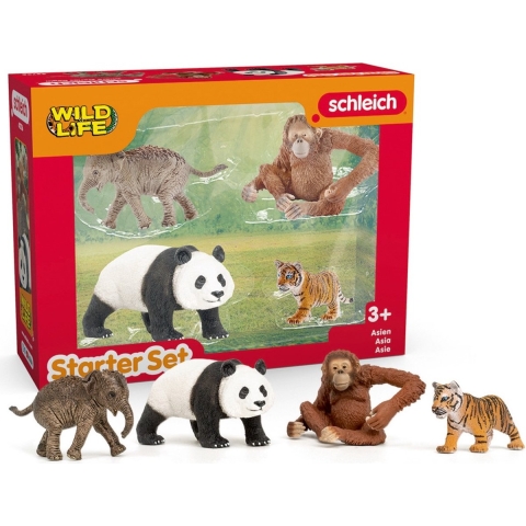 Schleich Wild Life - Asia Starter Set - 42736 - Schleich - OneSize - Speelgoeddieren