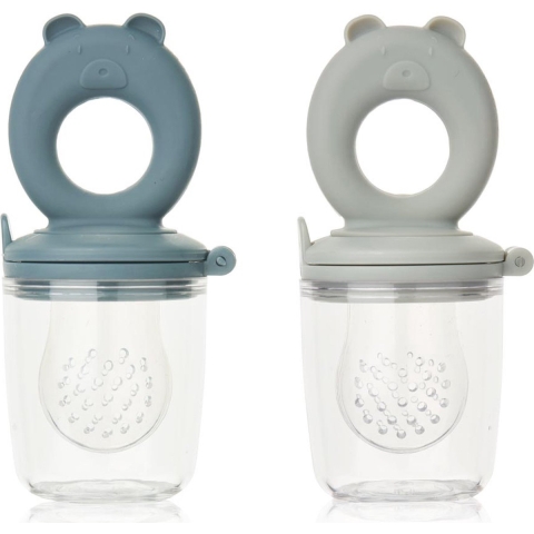 Liewood Voedselvoeders - Miranda - 2-pack - Whale Blue/Dove Blue - Liewood - OneSize - Food Feeder