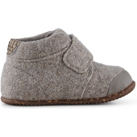 Woden Pantoffels - Kim - Vilt - Beige Melange - Woden - 25 - Babyschoen