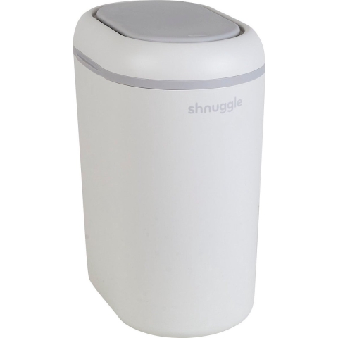 Shnuggle Luierbak - Eco Touch - Wit/Grijs - Shnuggle - OneSize - Luieremmer en zakken