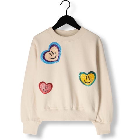 Molo Trui - Marge - Pailletten Hearts - Molo - 10 jaar (140) - Sweatshirt