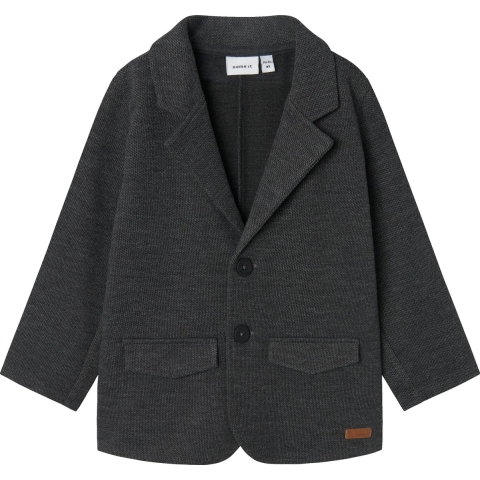 Name It Blazer - NmmRobino - Dark Grey Melange - Name It - 2 jaar (92) - Blazer