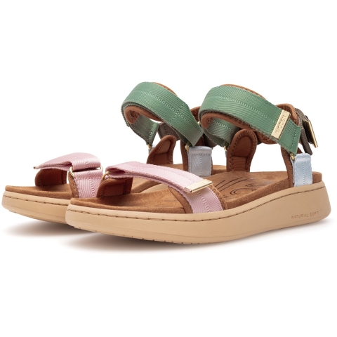 Woden Sandalen - Line - Algen Multi - Woden - 38 - Sandalen