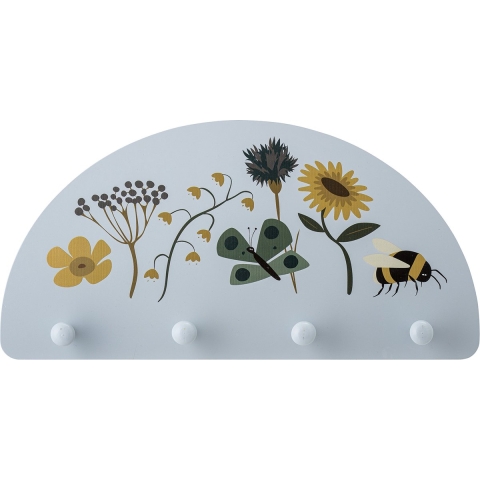 Bloomingville Jassenrek - 42x21x6 cm - Juliana - Blauw - Lotus - Bloomingville - OneSize - Haak