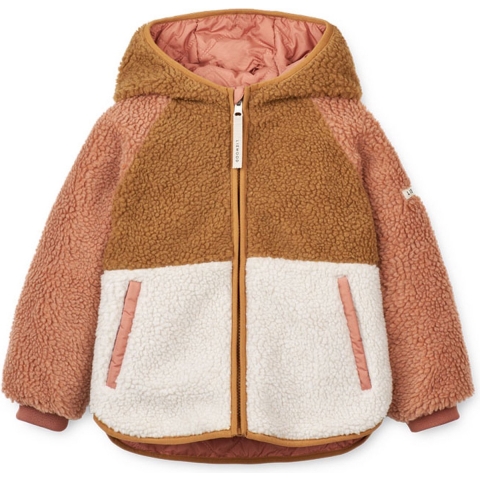 Liewood Termo/Fleece Jas - Jackson - Omkeerbaar - Toscane Rose M - Liewood - 4 jaar (104) - Thermokleding