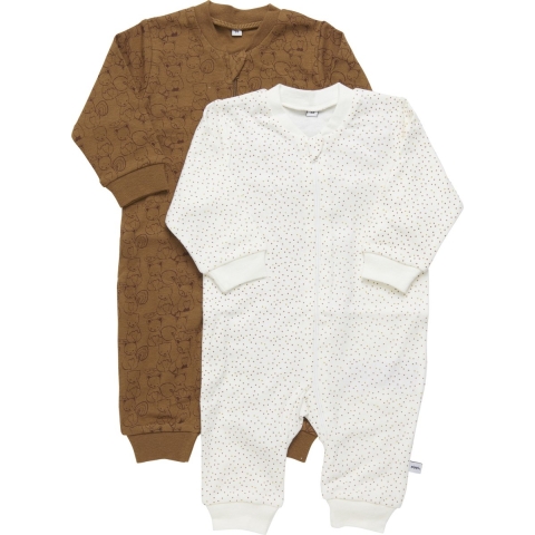 Pippi Baby rompertje - Pyjamapak - 2-pack - Klatergoud - Pippi Baby - 74 - Boxpak