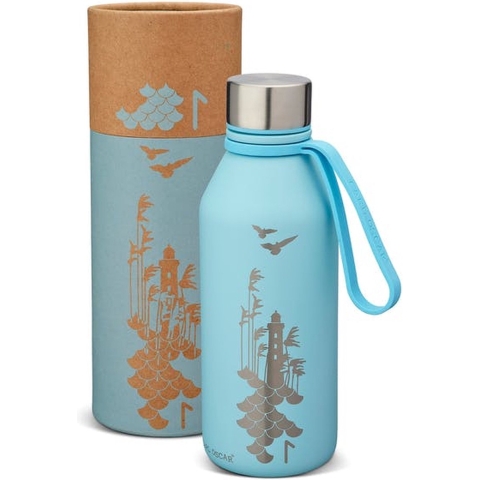 Carl Oscar Thermofles - 0,5L - Stroom - Blauw - Carl Oscar - OneSize - Thermofles