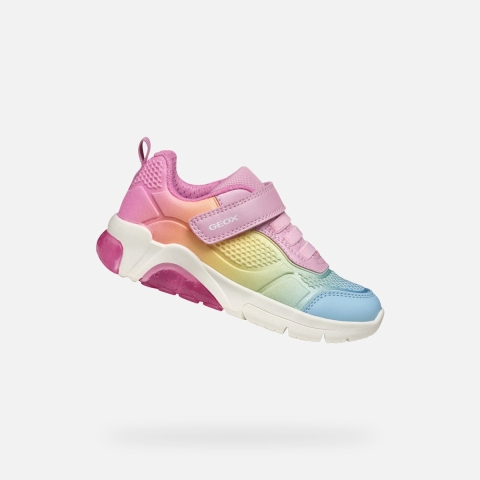 Geox Lichtgevende Schoenen - J Fadinlight - Roze/Multicolour - Geox - 33 - Lichtgevende Schoenen