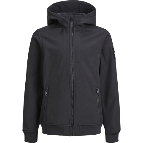 Jack & Jones Softshelljassen m. Fleece - Noos - Zwart - Jack & Jones - 14 jaar (164) - Softshell