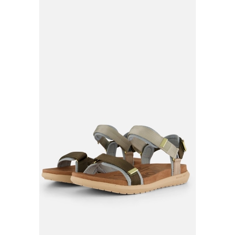Woden Sandalen - Line Licht - Stone Multi - Woden - 42 - Sandalen