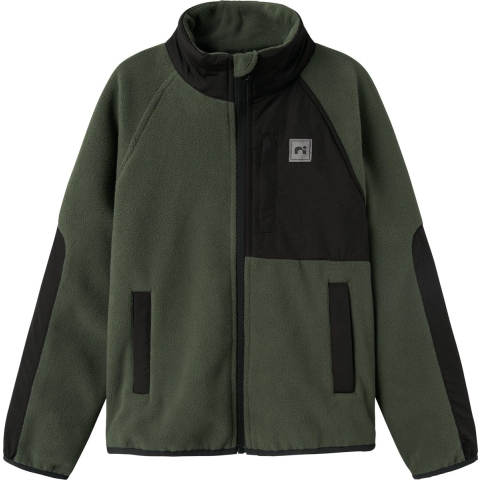 Name It Fleece Jas - NknMyles - Klimop - Name It - 12 jaar (152) - Fleece Jas
