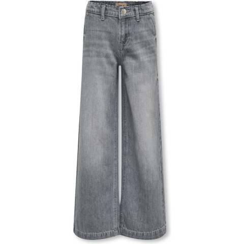 Kids Only Jeans - Noos - KogComet wijde pijpen - Medium+ Grey De - Kids Only - 9 jaar (134) - Jeans