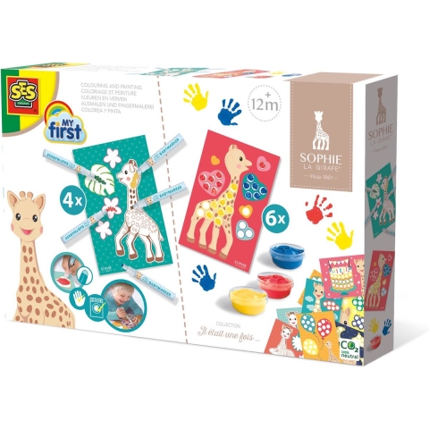 SES Creative Sofie La Girafe - Kleur & Mannetje - SES Creative - OneSize - Verf