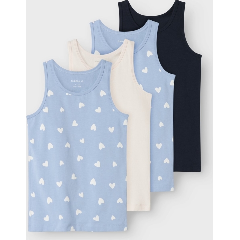 Name It Onderhemden - NkfTank - 4-pack - Serenity - Name It - 7-8 jaar (122-128) - Onderhemd