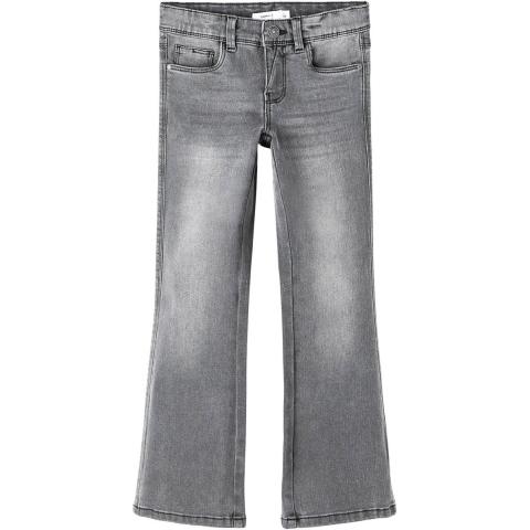 Name It Jeans - Noos - NkfPolly - Skinny Laars - Lichtgrijs - Name It - 8 jaar (128) - Jeans