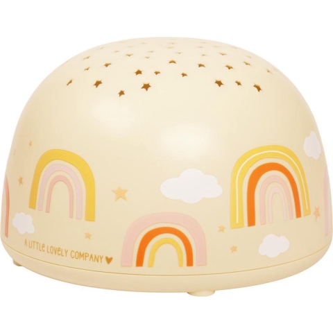 A Little Lovely Company Projectielamp - 14x9 cm - Regenbogen - A Little Lovely Company - OneSize - Nachtlamp