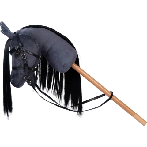 by ASTRUP Hobbypaard - 68 cm - Grijs/zwart - by ASTRUP - OneSize - Speelgoed