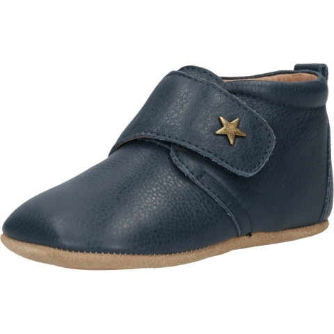 Bisgaard Leren Slippers - Navy m. Ster - Bisgaard - 20 - Leren Slippers