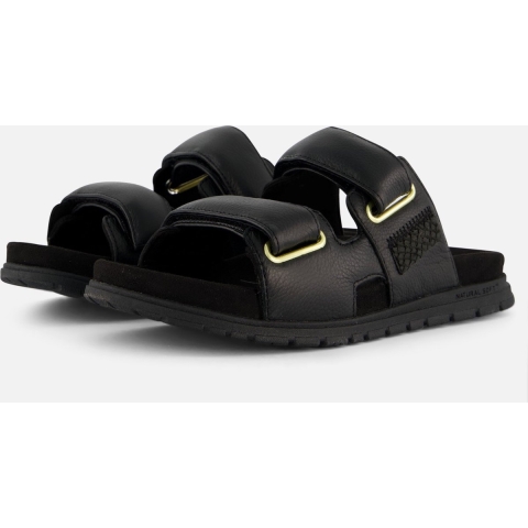 Woden Sandalen - Lisa Leather - Zwart - Woden - 39 - Sandalen