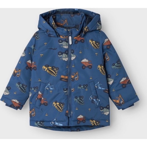 Name It Gevoerde Jas - Noos - NmmMax - Dark Denim/Graafmachine - Name It - 2 jaar (92) - Winterjas