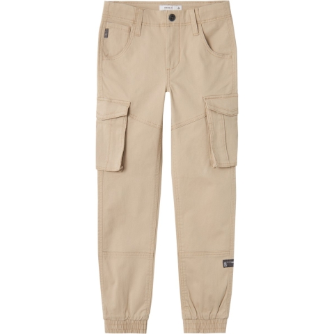 Name It Broek - Noos - Vracht - NkmRyan - Oxford Tan - Name It - 12 jaar (152) - Broeken - Katoen