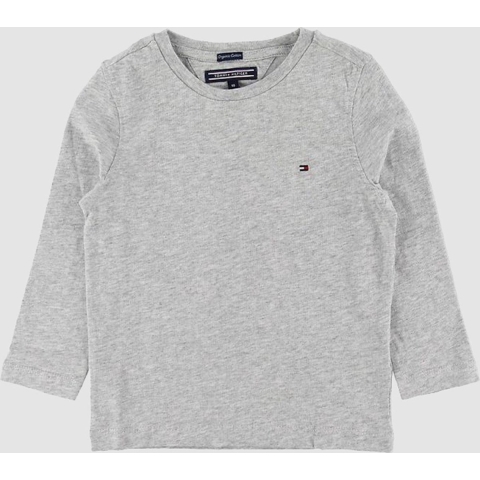 Tommy Hilfiger Blouse - Basic - Grey Heather - Tommy Hilfiger - 4 jaar (104) - Blouse