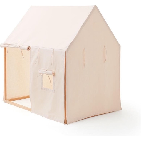 Kids Concept Speeltent - Huis - 110x84 cm - Natuurlijk Wit - Kids Concept - OneSize - Speeltent