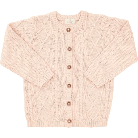 Copenhagen Colors Cardigan - Gebreid - Soft Roze - Copenhagen Colors - 1 jaar (80) - Cardigan