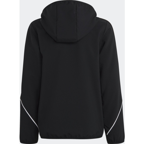adidas Performance Cardigan m. Muts - TIRO23 l WB Y - Zwart/Wit - adidas Performance - 12 jaar (152) - Cardigan