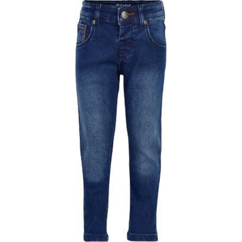 Minymo Broek - Uitrekken Slim Fit - in denimblauw - Minymo - 2 jaar (92) - Jeans