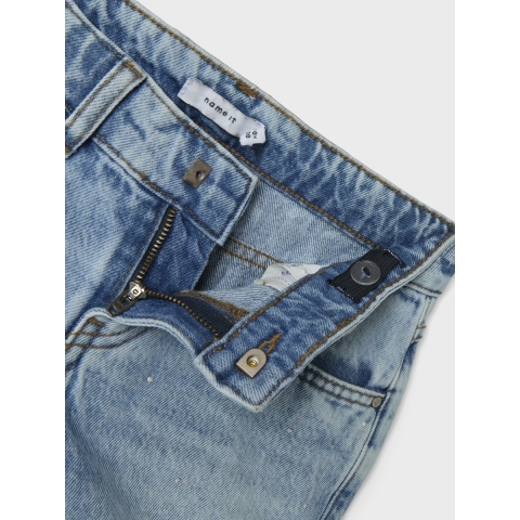 Name It Shorts - Noos - NkfRose - Medium+ Blue Denim - Name It - 14 jaar (164) - Shorts