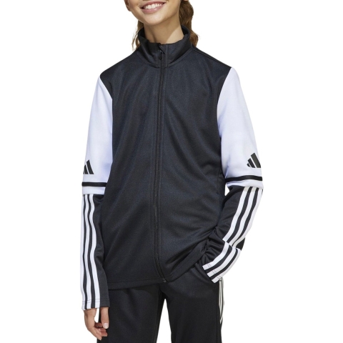 adidas Performance Cardigan - SQ25 TR JKT Y - Zwart/Wit - adidas Performance - 12 jaar (152) - Cardigan