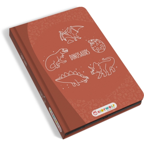 Kidywolf LCD-tekentafel m. 30 motieven - Kidydraw-Mini - Dinosau - Kidywolf - OneSize - Tafel