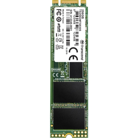 Transcend 830S SATA M.2 SSD 2280 harde schijf 256 GB M.2 SATA 6 Gb/s