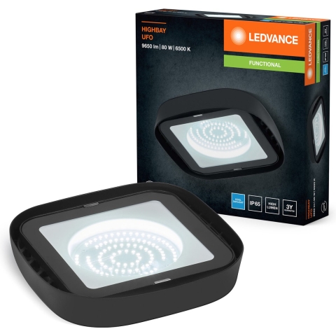 LEDVANCE Highbay Ufo 4058075843400 LED-halverlichting LED 80 W Zwart