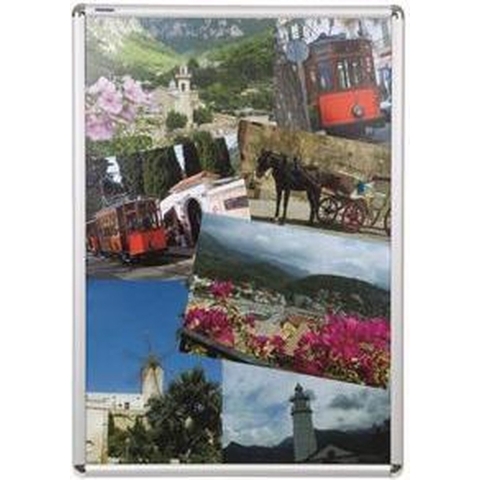 Franken BS0704 Fotowisselframe Transparant, Zilver (b x h x d) 624 x 871 x 12 mm DIN A1
