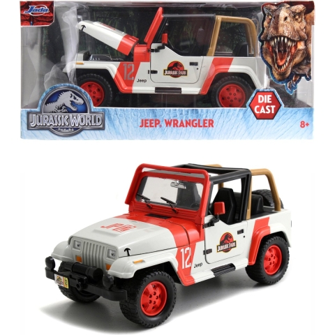 JADA TOYS Jurassic Park 1992 Jeep Wrangler 1:24 Auto