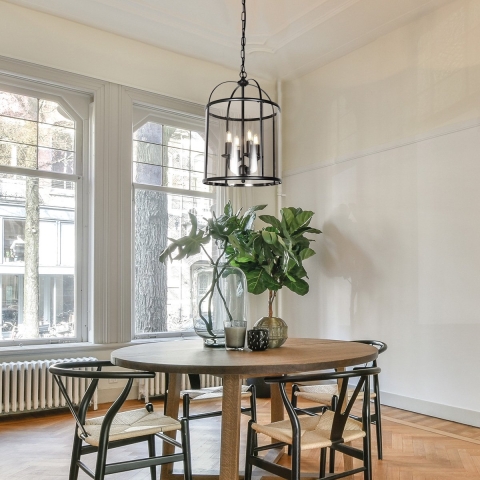 Steinhauer hanglamp - zwart - metaal - 5972ZW
