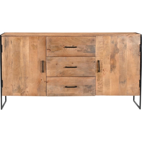 Livingfurn Elin dressoirs 150 cm mangohout - naturel