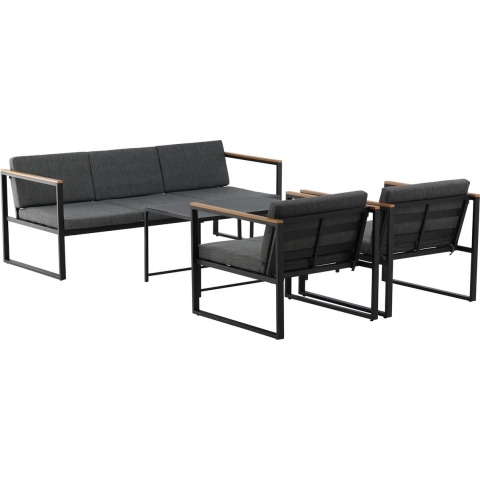 Venture Home Dakar Bankstel - Zwart