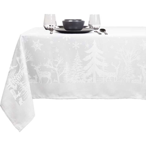 Unique Living - Tafelkleed Rody - 150x200cm - White